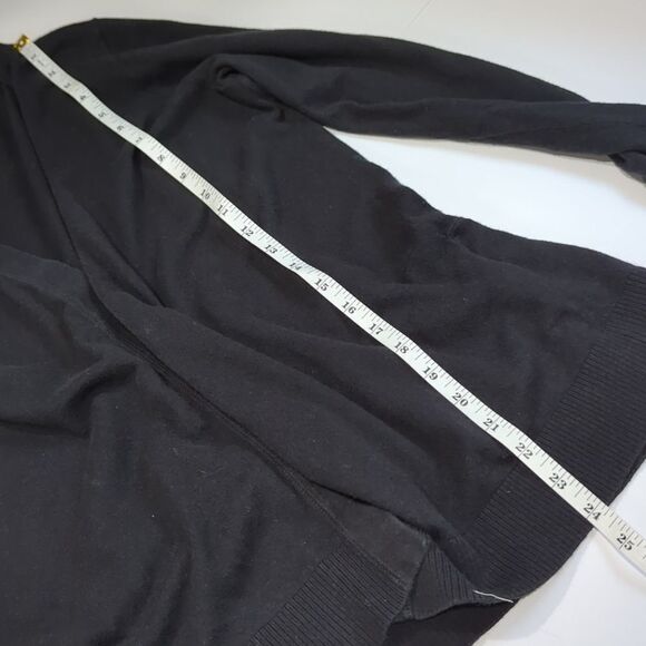 Kate Spade Sweater Womens Small Black Open Front Cardigan - Picture 8 of 8